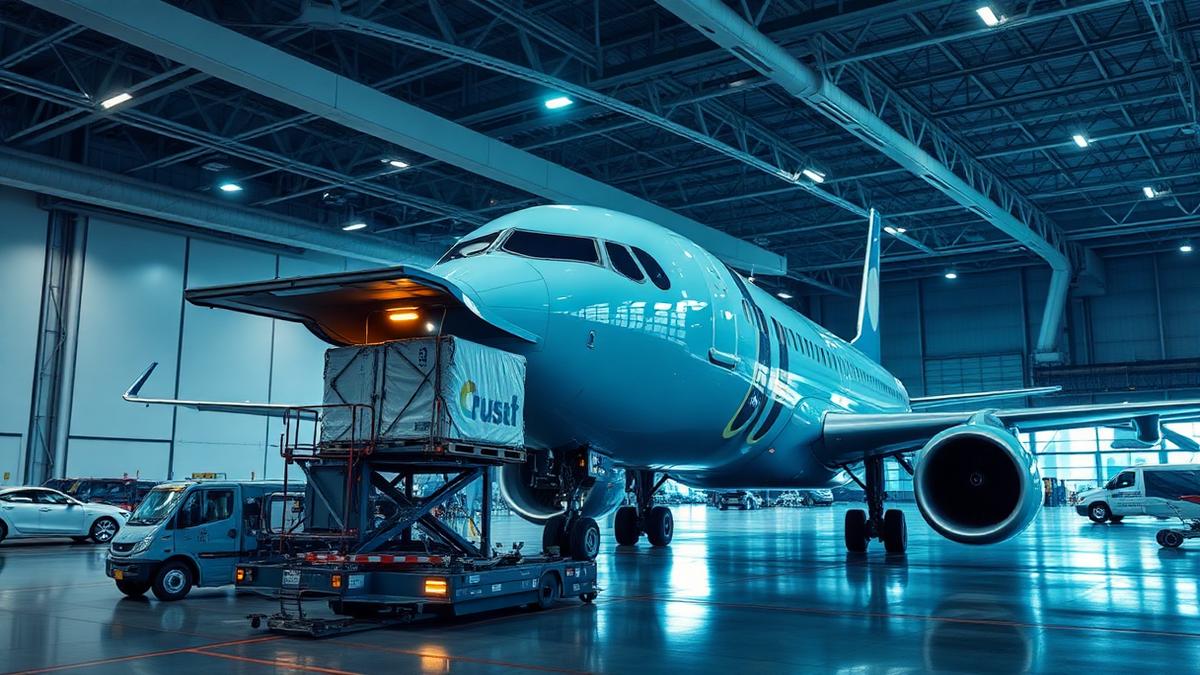 Air cargo operations at JFK or Newark airport