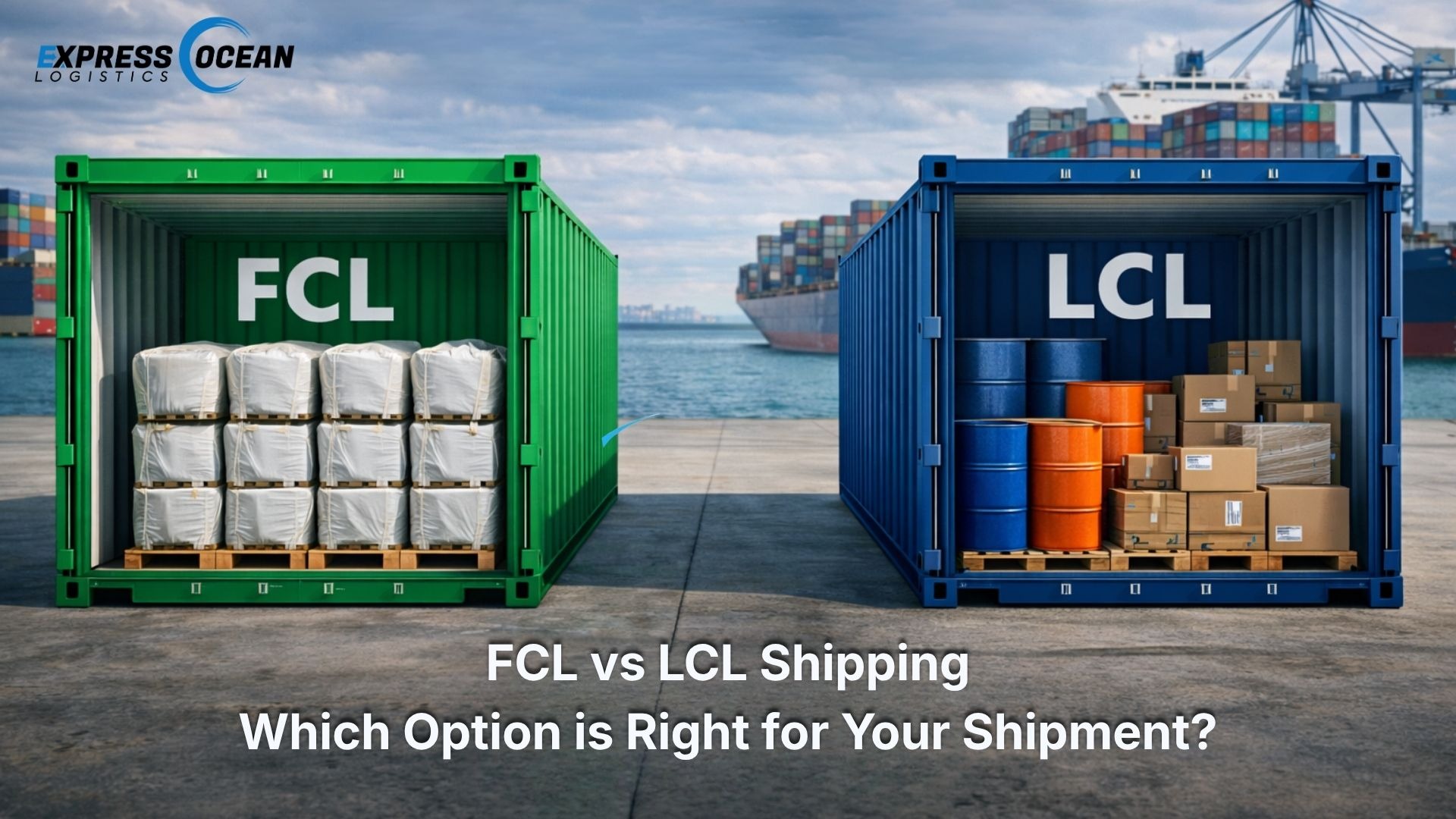 FCL vs LCL Shipping: Which Option is Right for Your Shipment?